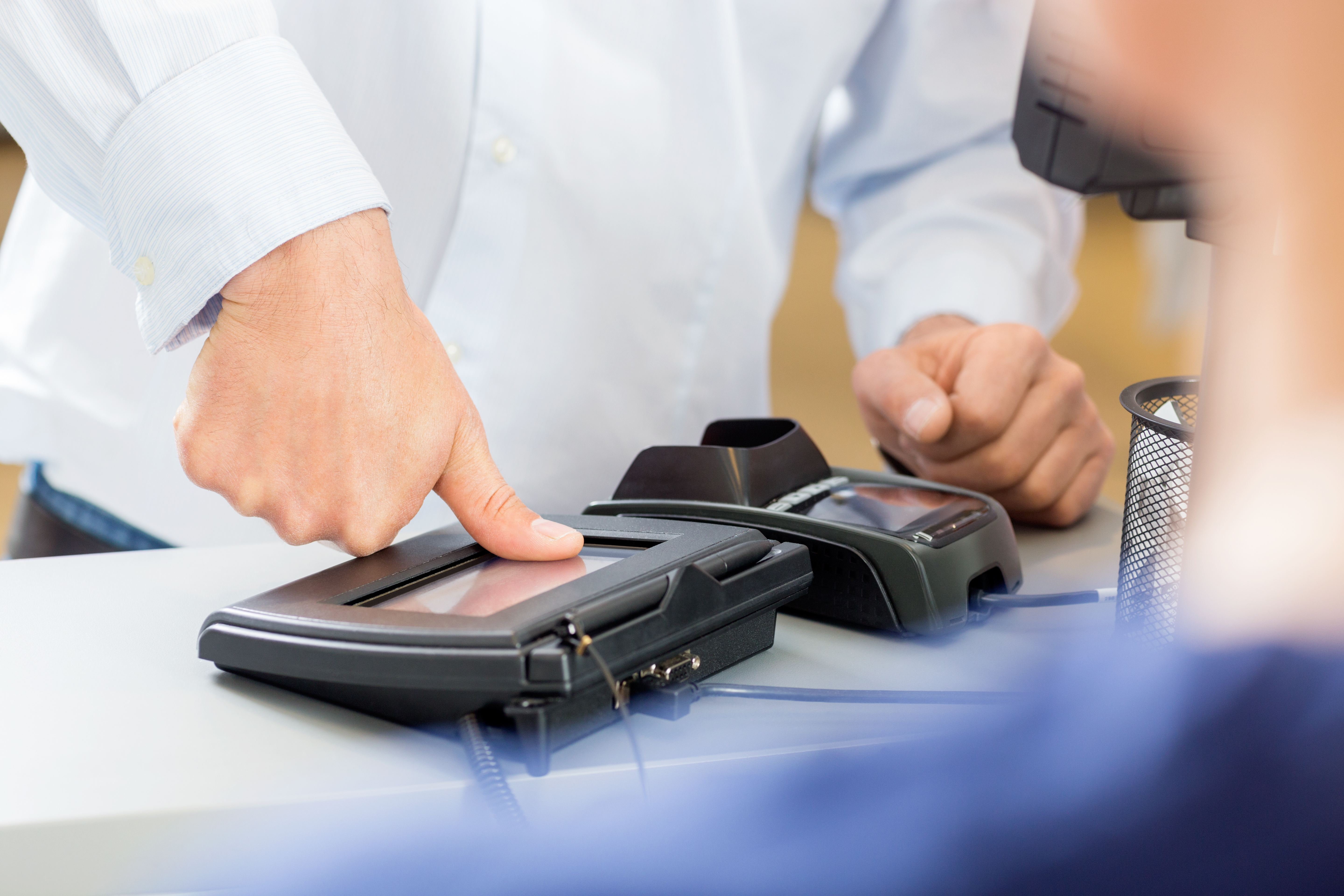 Fingerprint scanning appointment